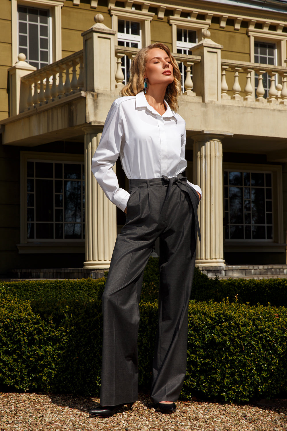 Gray color trousers 'Classics'
