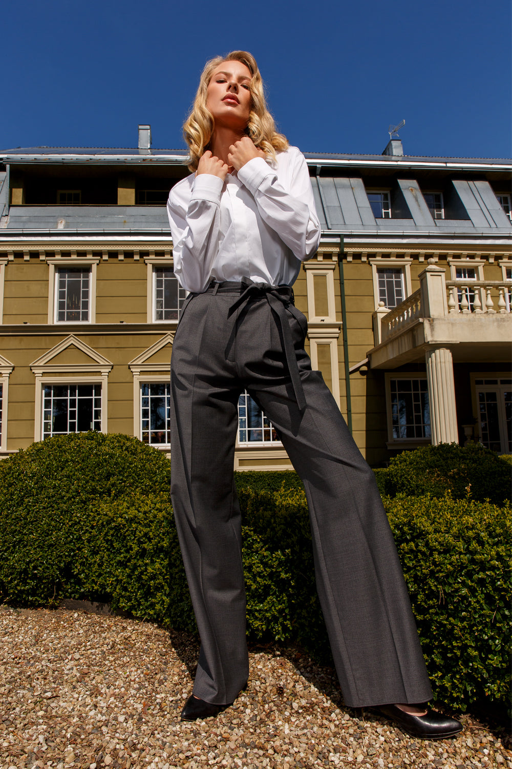 Gray color trousers 'Classics'