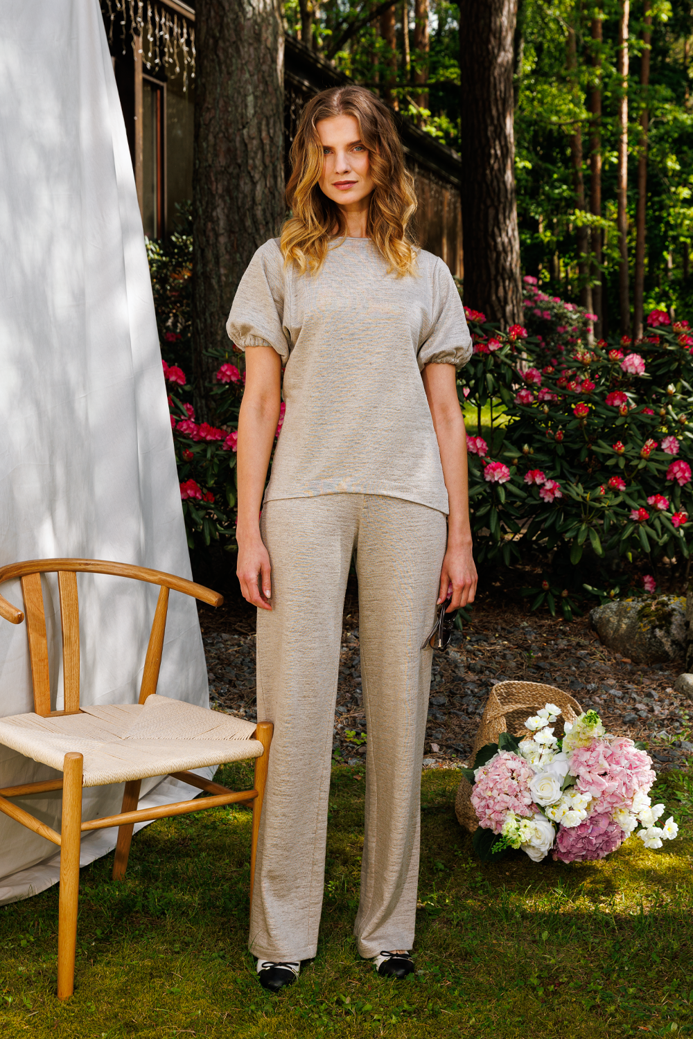 Lininės kelnės "Gaia"