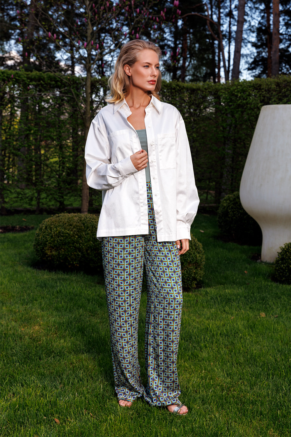 "Shiny" oversized style shirt