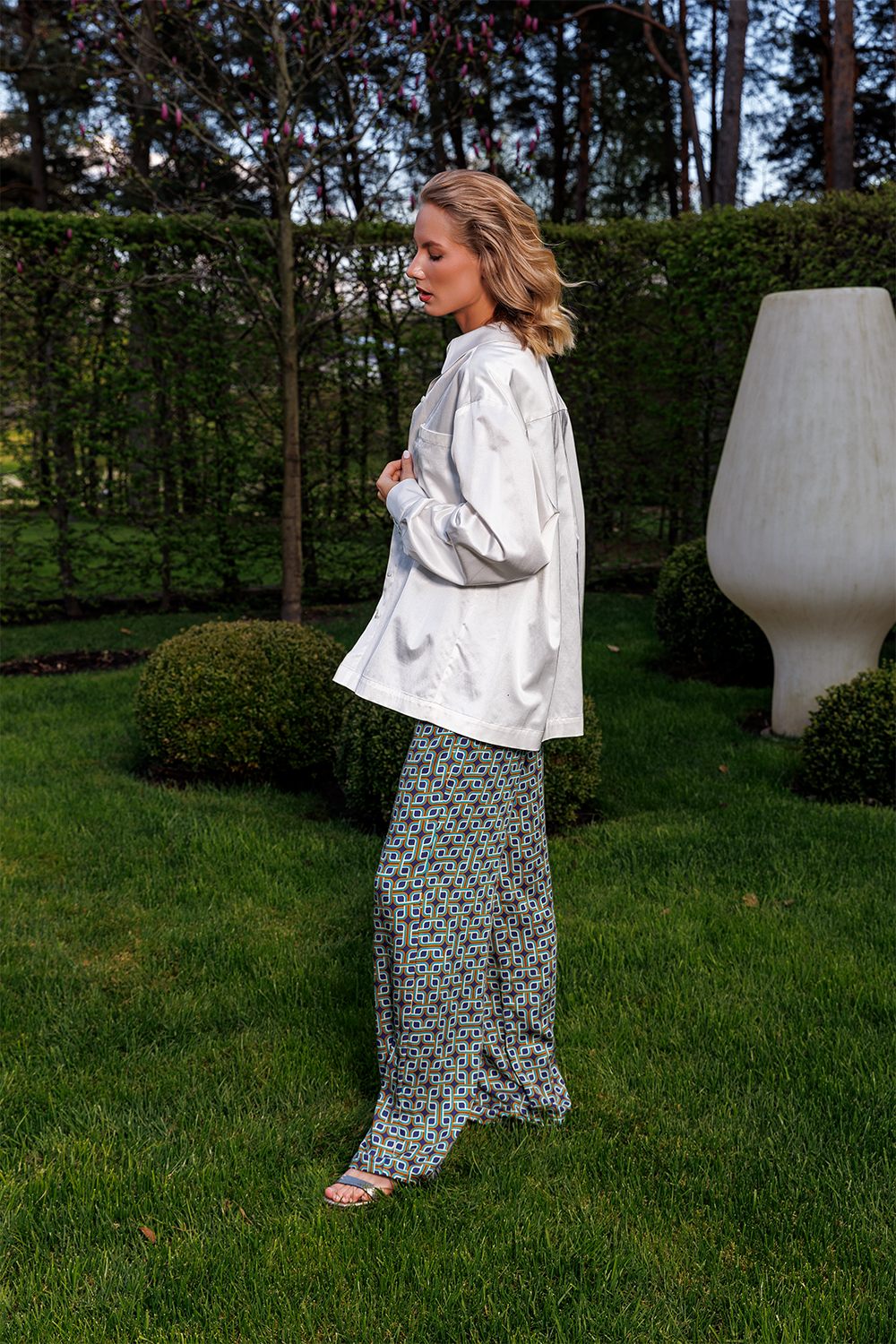 "Shiny" oversized style shirt