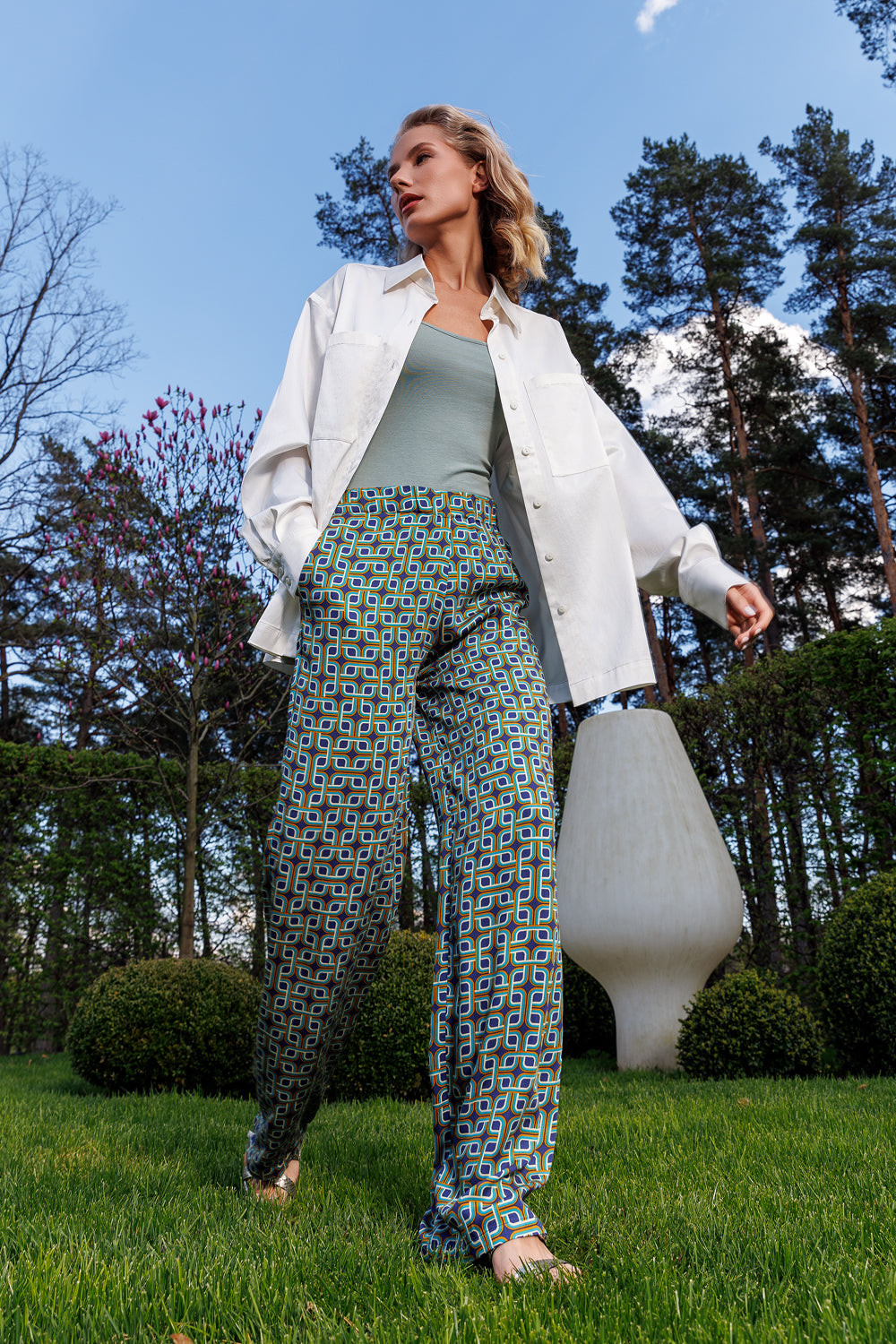 "Shiny" oversized style shirt