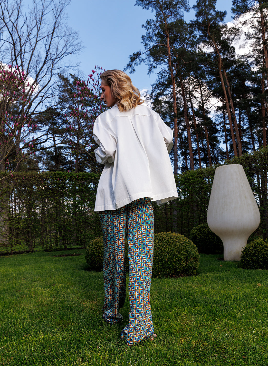 "Shiny" oversized style shirt