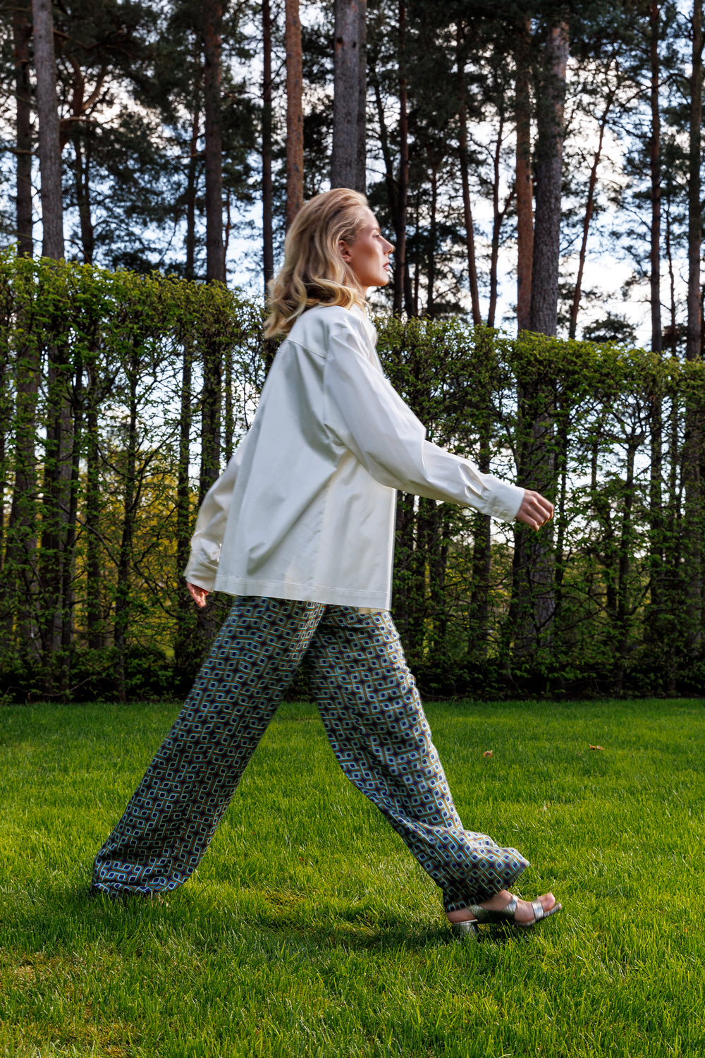 "Shiny" oversized style shirt