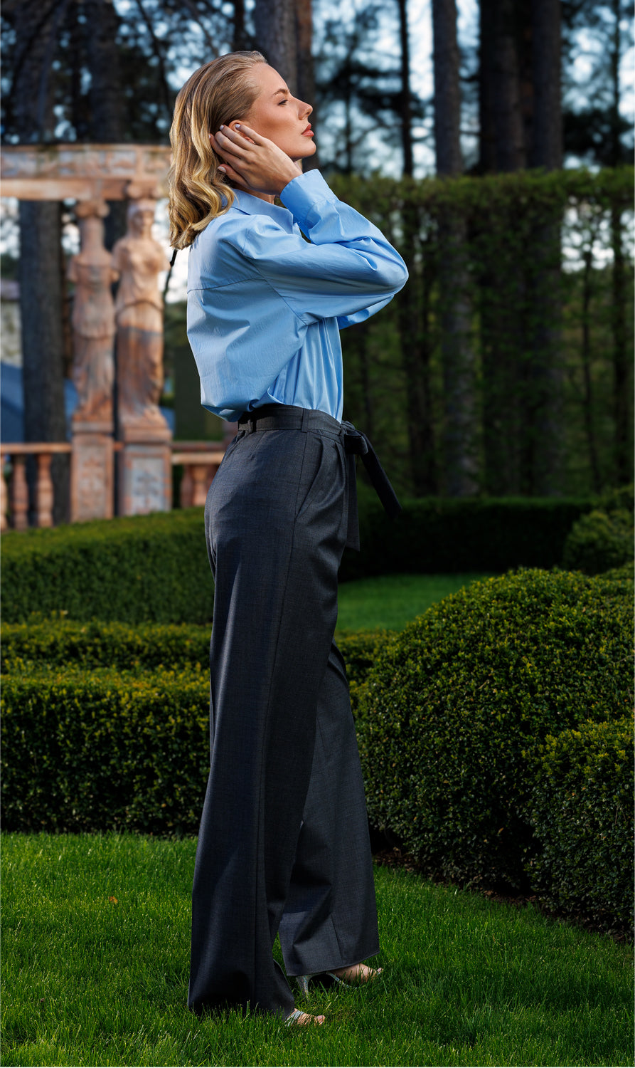 Gray color trousers 'Classics'