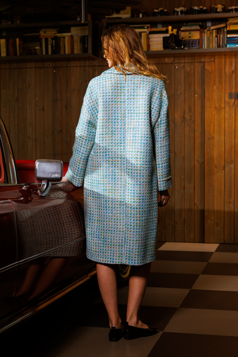 Tweed coat "Metide"