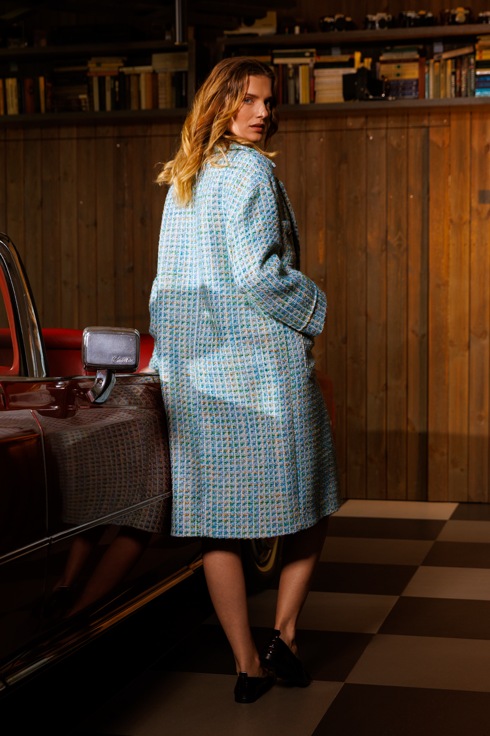 Tweed coat "Metide"
