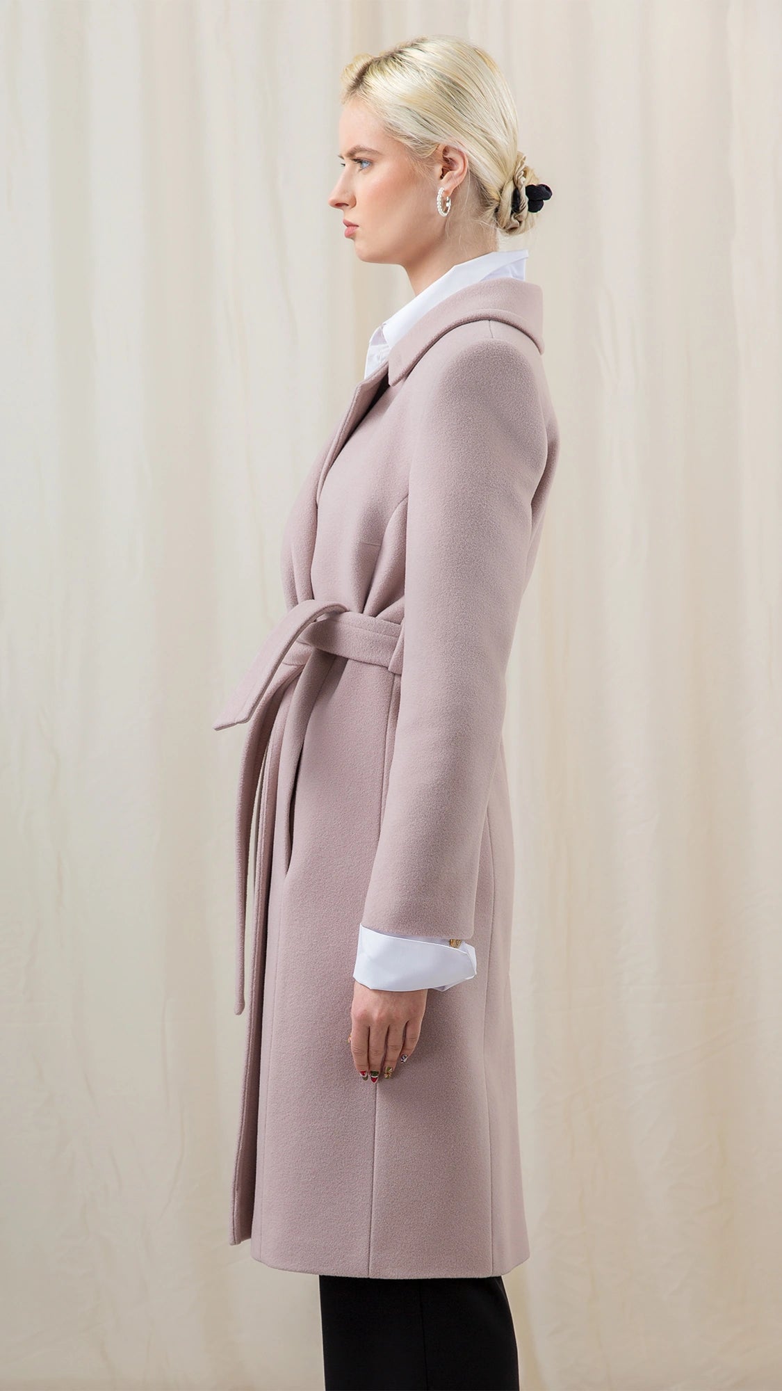 'Ash rose' classic coat