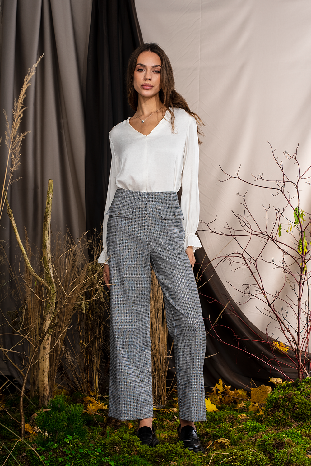 Blizgios kelnės "Celeste"