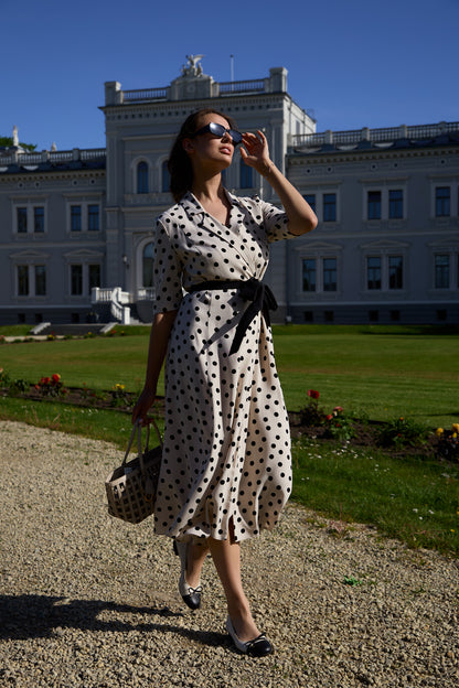 Suknelė su taškeliais "Parisian"