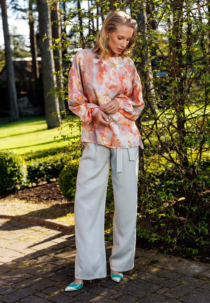 Mint color trousers "Summer"