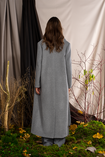 Šviesiai pilkas paltas "Aura Forte"