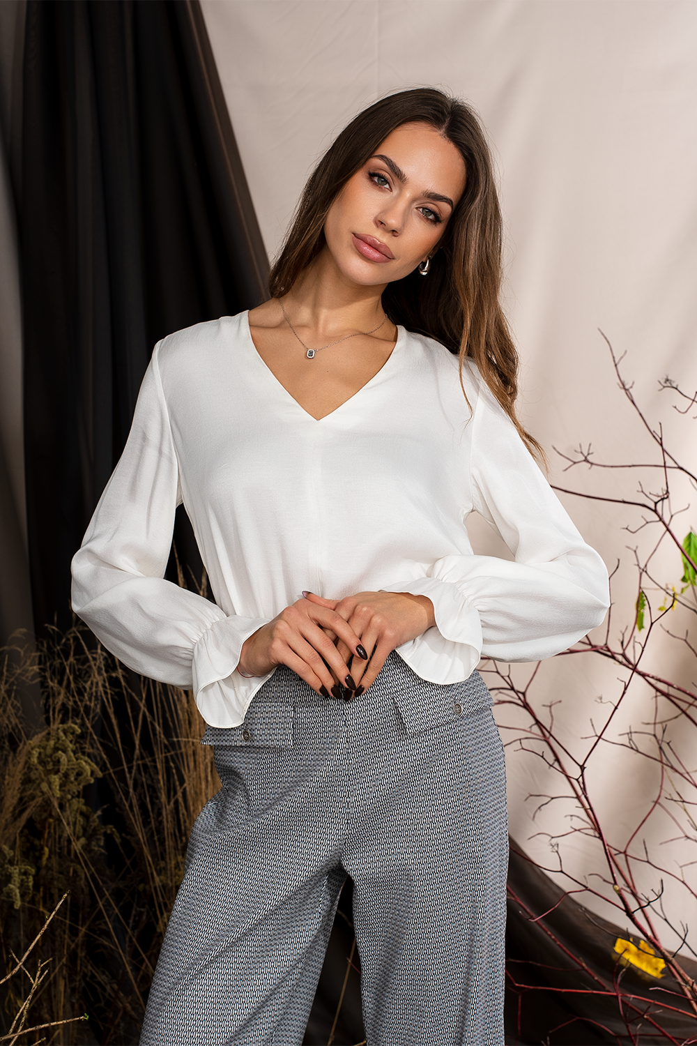 Blizgios kelnės "Celeste"