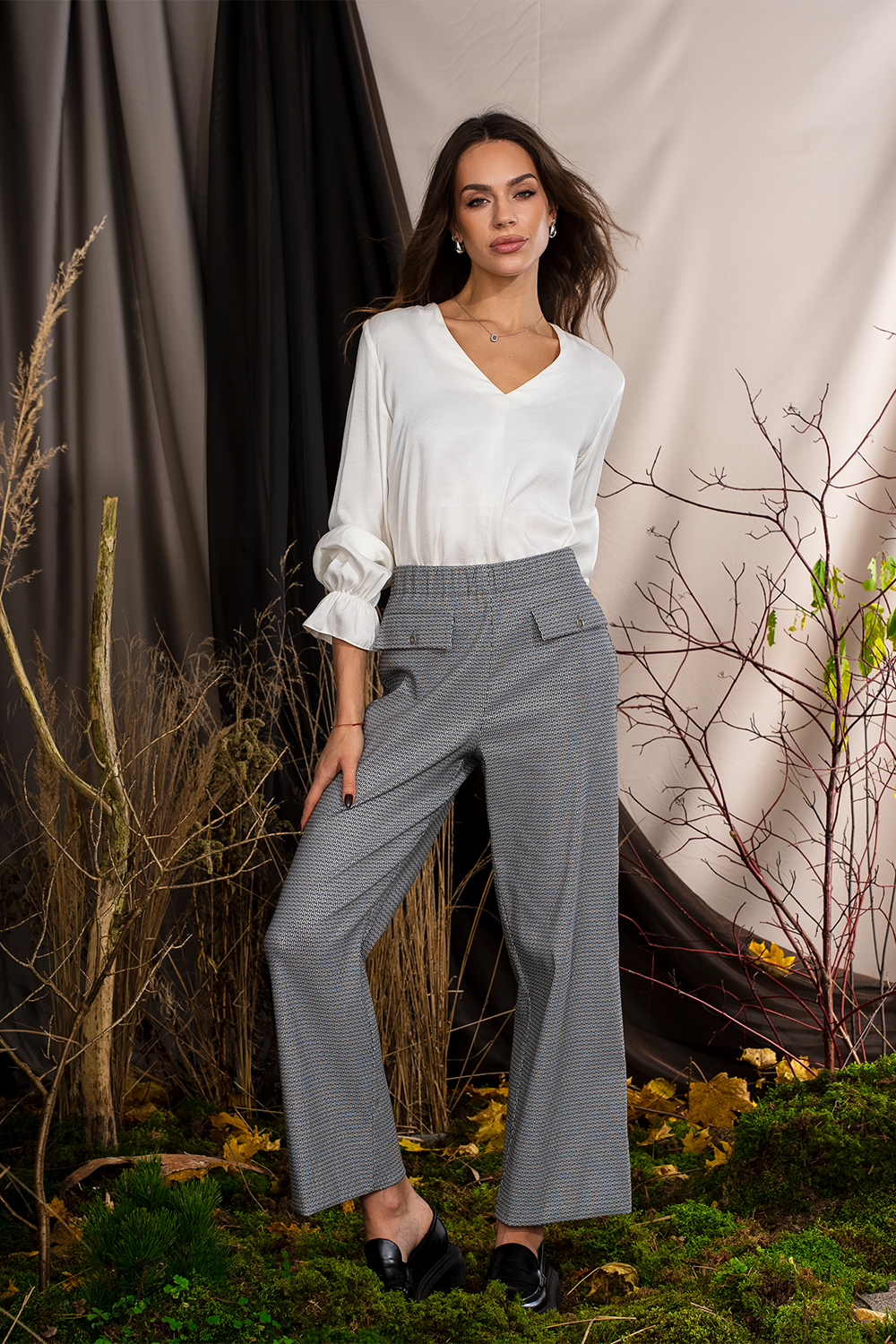 Blizgios kelnės "Celeste"