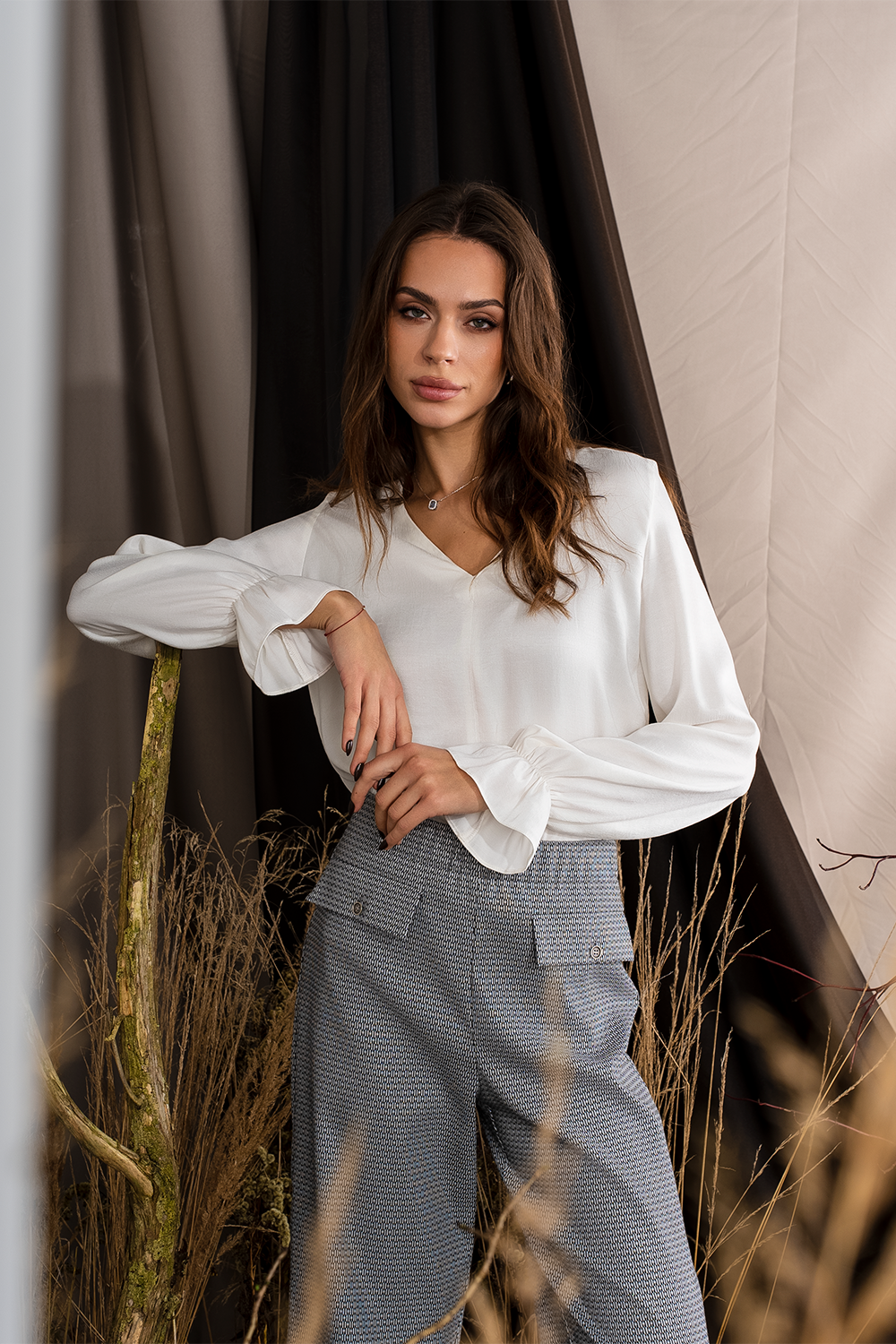 Blizgios kelnės "Celeste"