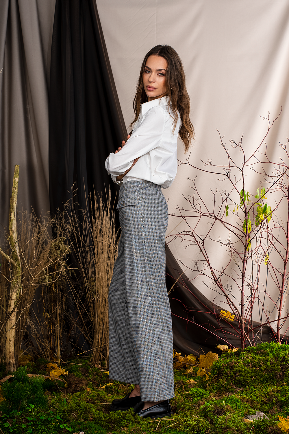 Blizgios kelnės "Celeste"